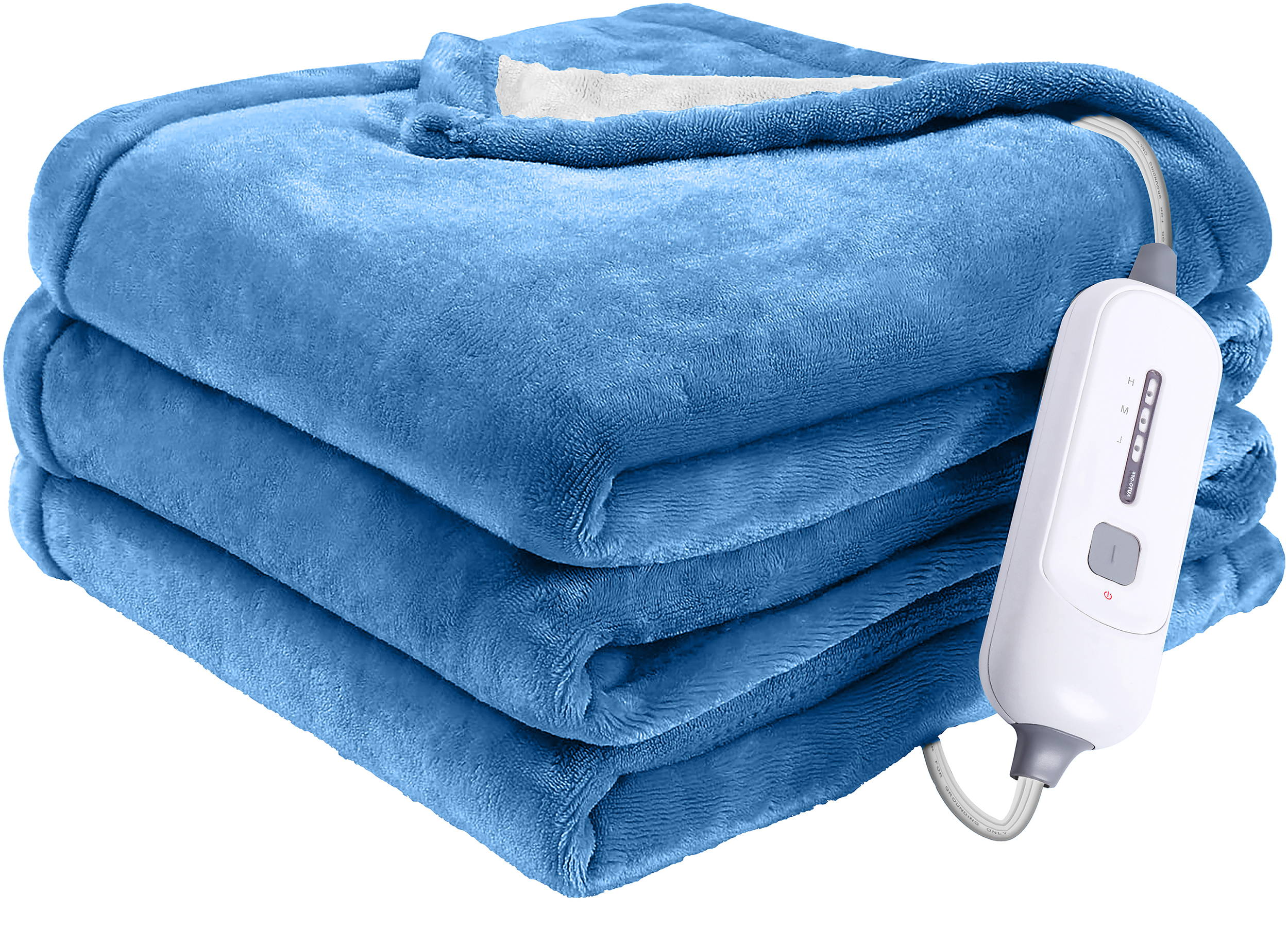 Heated Blanket Blue 50x60 InvoSpa